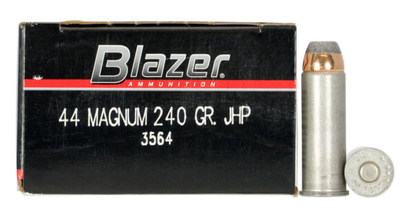 CCI 3564 Blazer Handgun 44 Rem Mag 240 gr Jacketed Hollow Point (JHP) 50rd Box