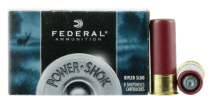 Federal F1314B Power-Shok Magnum 12 Gauge 3″ 41 Pellets 1 15/16 oz 4 Buck Shot 5rd Box