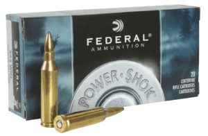 Federal 243B Power-Shok 243 Win 100 gr Jacketed Soft Point (JSP) 20rd Box