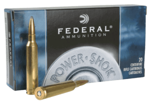 Federal 7RB Power-Shok 7mm Rem Mag 175 gr Jacketed Soft Point (JSP) 20rd Box