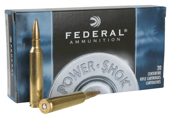 Federal 7RB Power-Shok Hunting 7mm Rem Mag 175 gr Jacketed Soft Point (JSP) 20rd Box