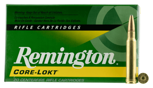 Remington Ammunition 22191 Core-Lokt Hunting 338 Win Mag 250 gr Core-Lokt Pointed Soft Point (PSPCL) 20rd Box