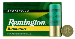 Remington Ammunition 12BK000 Express 12 Gauge 2.75″ 8 Pellets 000 Buck Shot 5rd Box