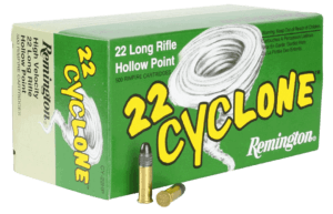 Remington Ammunition 21222 Cyclone Rimfire 22 LR 38 gr Hollow Point (HP) 50rd Box