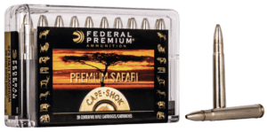 Federal P375T1 Premium Safari Cape-Shok 375 H&H Mag 300 gr Trophy Bonded Bear Claw (TBBC) 20rd Box