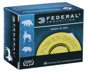 Federal C44A Power-Shok 44 Rem Mag 240 gr Jacketed Hollow Point (JHP) 20rd Box