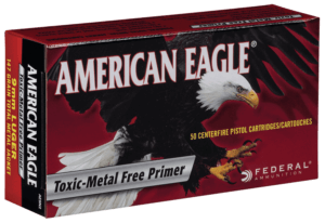 Federal AE9N1 American Eagle Indoor Range Training 9mm Luger 124 gr Total Metal Jacket (TMJ) 50rd Box