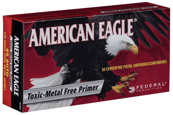 Federal AE45N1 American Eagle IRT Training 45 ACP 230 gr Total Metal Jacket (TMJ) 50rd Box