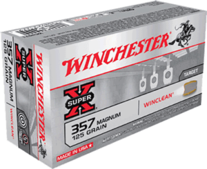 Winchester Ammo WC3571 Super-X 357 Mag 125 gr Brass Enclosed Base 50rd Box