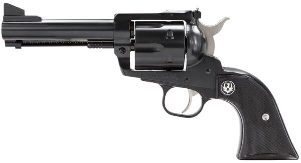 Ruger 0445 Blackhawk Blued 45 Colt 4.63″ 6 Round Black Rubber Grip Blued