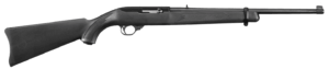 Ruger 1151 10/22 Carbine 22 LR 10+1 18.50″ Barrel Satin Black Alloy Steel Black Synthetic Stock Cross-Bolt Manual Safety