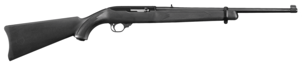 Ruger 1151 10/22 Carbine 22 LR 10+1 18.50″ Barrel Satin Black Alloy Steel Black Synthetic Stock Cross-Bolt Manual Safety
