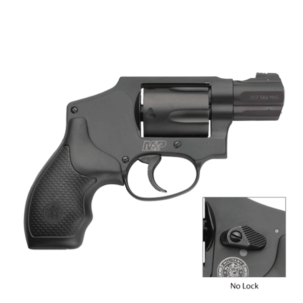 Smith & Wesson 103072 M&P 340  357 Mag Or 38 S&W Spl +P 5 Shot  1.88″ Black Barrel  PVD Cylinder  Black  Scandium Alloy J-Frame  XS Sights 24/7 Tritium Night Front Sight