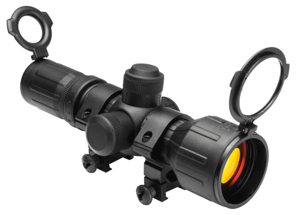 NcStar SEECR3942R Tactical Compact Black Hardcoat Anodized 3-9x42mm 30mm Tube Illuminated P4 Sniper Reticle