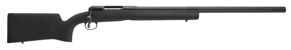 Savage Arms 19136 12 Long Range Precision 243 Win Caliber with 4+1 Capacity  26 Barrel  Matte Black Metal Finish & Matte Black Fixed HS Precision with V-Block Stock Right Hand (Full Size)”
