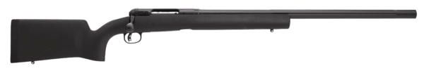 Savage Arms 19137 12 Long Range Precision 6.5 Creedmoor Caliber with 4+1 Capacity  26 Barrel  Matte Black Metal Finish & Matte Black Fixed HS Precision with V-Block Stock Right Hand (Full Size)”