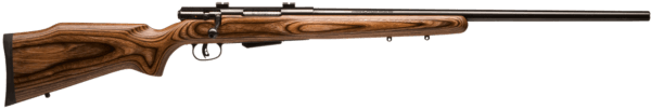 Savage Arms 19140 25 Lightweight Varminter 22 Hornet Caliber with 4+1 Capacity  24 Barrel  Matte Black Metal Finish & Natural Brown Laminate Stock Right Hand (Full Size) Includes Detachable Box Magazine”