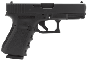 Glock PI1950201 G19 Standard *CA Compliant* Double 9mm Luger 4.01″ 10+1 Black Polymer Grip/Frame Grip Black