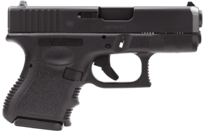 Glock PI2650201 G26 Standard *CA Compliant* Double 9mm Luger 3.42″ 10+1 Black Polymer Grip/Frame Grip Black