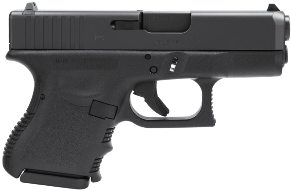 Glock PI2750201 G27 Standard *CA Compliant* 40 S&W Double 3.42″ 9+1 Black Polymer Grip/Frame Grip Black Slide
