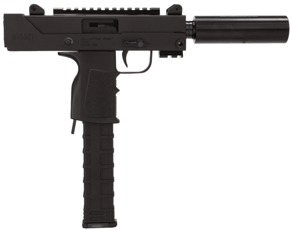 MasterPiece Arms 30SST Defender 9mm Side Cocking Scope Mount 9mm Luger 6″ 30+1 Black Parkerized