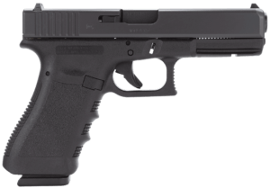 Glock PI3750201 G37 Gen3 45 GAP 4.49″ Barrel 10+1 Black Frame & Slide Finger Grooved Rough Texture Grip Safe Action Trigger