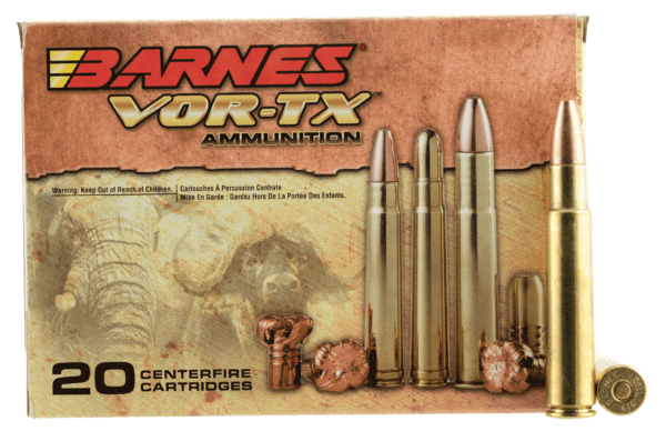 Barnes Bullets 22034 VOR-TX Centerfire Rifle 416 Rigby 400 gr Barnes TSX Flat Base (TSXFB) 20rd Box