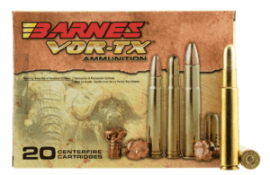 Barnes Bullets 22035 VOR-TX Safari 416 Rigby 400 gr Round Nose Banded Solid 20rd Box