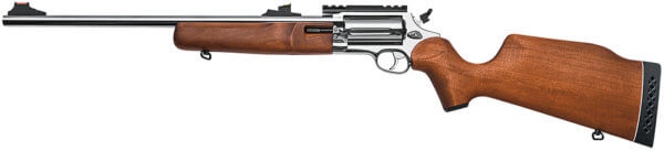 Rossi SCJ4510SS Circuit Judge 45 Colt (LC)/410 Gauge 5+1 18.50″ Polished Stainless Hardwood Monte Carlo Stock Right Hand