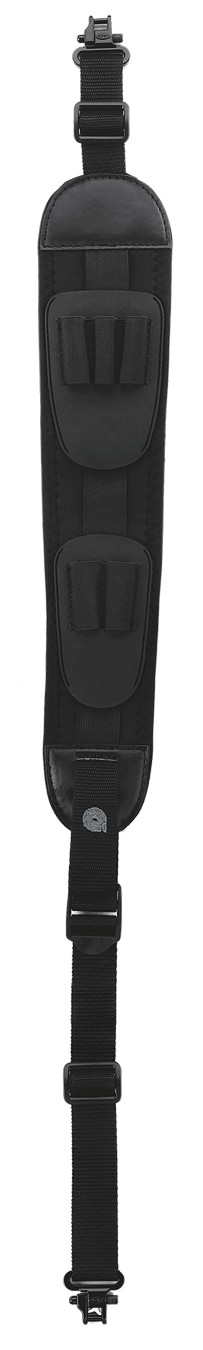 Allen 8888 Denali Sling made of Black Neoprene with Sharkskin Back 22″-42″ OAL 3″ W Adjustable Design & 5 Cartridge Loops for Rifle