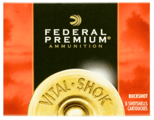 Federal P135F00 Premium Magnum 12 Gauge 3.50″ 18 Pellets 2 1/4 oz 00 Buck Shot 5rd Box