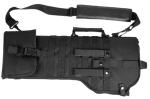 Uncle Mike’s 22411 GunMate Rifle Case Medium Style made of Nylon with Black Finish 44″ OAL Lockable Full Length Zipper Wrap Around Handles & Embroidered Logo for Scoped Rifles