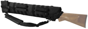 NcStar CVSCB2917B VISM Shotgun Scabbard made of 600D PVC with Black Finish MOLLE Webbing D-Ring 4 PAL Straps & Adjustable Retention Strap 29″-34.75″ L