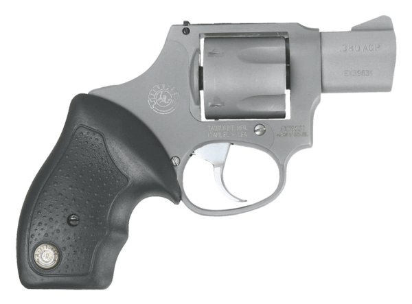 Taurus 2380129UL 380 Mini Revolver 380 ACP 5rd 1.75″ Matte Stainless Cylinder & Barrel Matte Mil Anodized Aluminum Frame Black Rubber Grip