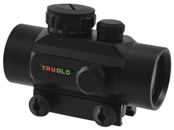TruGlo TG8030P Traditional Anodized Matte Black 1x30mm 5 MOA Red Dot Reticle