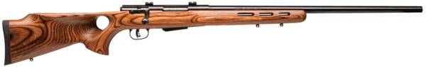 Savage Arms 19739 25 Lightweight Varminter-T 17 Hornet Caliber with 4+1 Capacity  24 Barrel  Matte Black Metal Finish & Natural Brown Fixed Thumbhole Stock Right Hand (Full Size)”