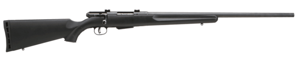 Savage Arms 19740 25 Walking Varminter 17 Hornet Caliber with 4+1 Capacity  22 Barrel  Matte Black Metal Finish & Matte Black Synthetic Stock Right Hand (Full Size)”