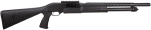 Stevens 19496 320 Security 12 Gauge 18.50″ 5+1 3″ Matte Black Matte Black Fixed Pistol Grip Stock Ambidextrous Hand (Full Size) 1-Piece Rail Includes Cylinder Choke