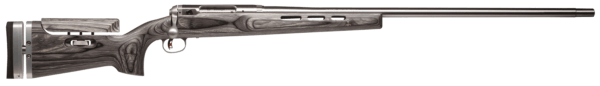 Savage Arms 18532 12 Palma 308 Win Caliber with 1rd Capacity  30 1:13″ Twist Barrel  Matte Stainless Metal Finish  Gray Adjustable Laminate Stock & Target AccuTrigger Right Hand (Full Size)”