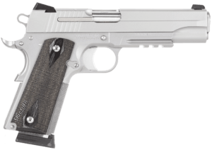 Sig Sauer 1911R45BSSCA 1911 *CA Compliant Full Size Frame 45 ACP 8+1  5 Stainless Carbon Steel Barrel  Black Nitron Serrated Stainless Steel Slide  Black Nitron Stainless Steel Frame w/Beavertail & Picatinny Rail  Rosewood Grip Grip Safety”