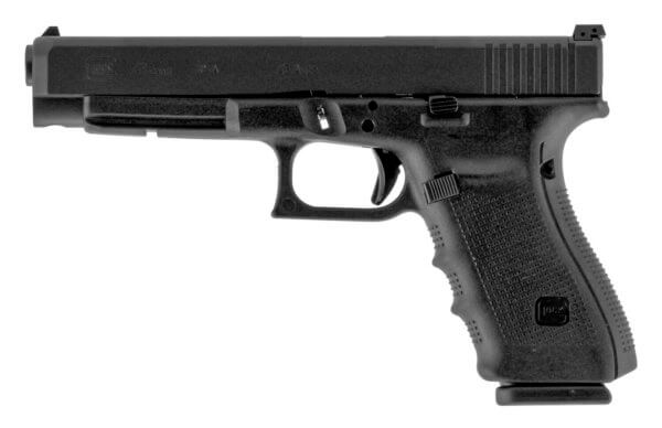 Glock UG4130103MOS G41 Gen4 MOS 45 ACP 5.31″ 13+1 Black Black Steel with MOS Cuts Slide Black Interchangeable Backstrap Grip