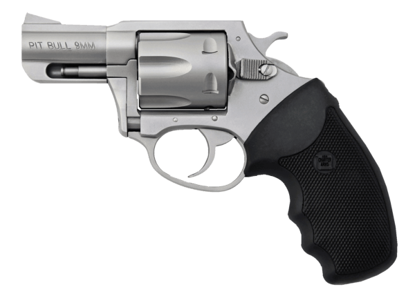 Charter Arms 79920 Pitbull Revolver Single/Double 9mm Luger 2.20″ 5 Rd Black Rubber Grip Stainless