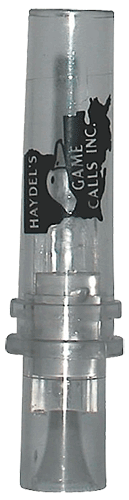 Haydel’s Game Calls W81 Wood Duck Squealer Open Call Wood Duck Sounds Attracts Ducks Clear Plastic
