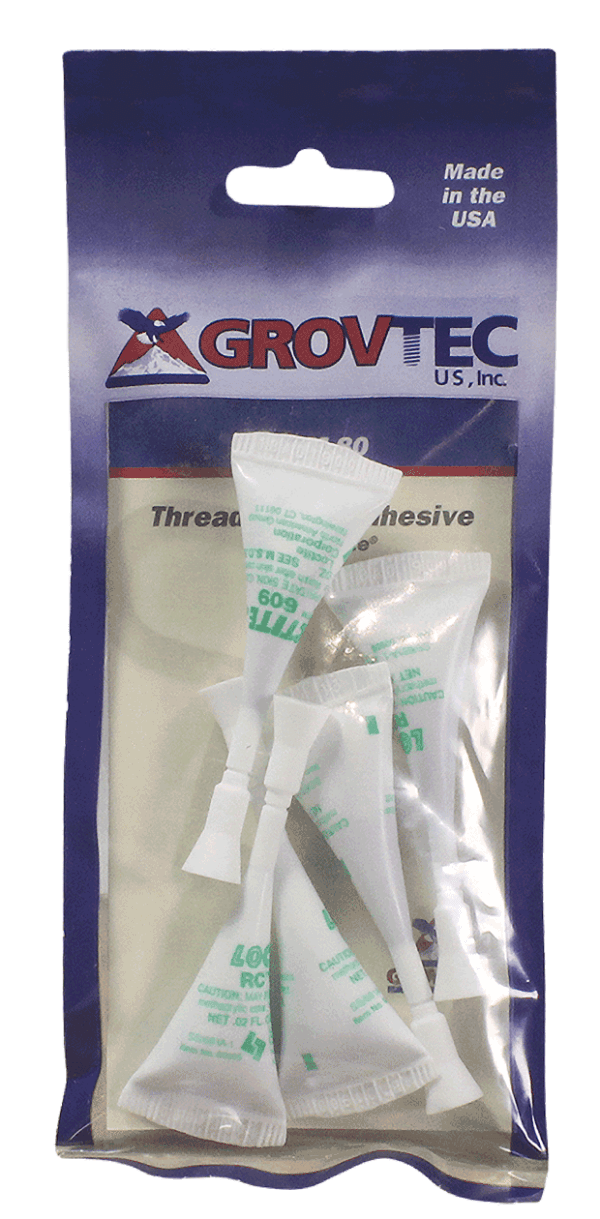 GrovTec US Inc GTHM80 Threadlocker Loctite Tubes White 0.5 ml