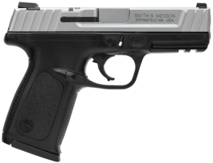 Smith & Wesson 223900 SD9 VE 9mm Luger 4″ 16+1 Black Satin Stainless Steel Slide Textured Black Polymer Grip