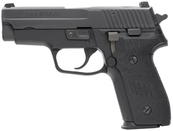 Sig Sauer M11-A1 M11 A1 9mm Luger 3.90″ 15+1 Black Hardcoat Anodized Black Nitron Stainless Steel Black Polymer Grip