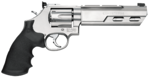 Smith & Wesson 170319 Model 686 Performance Center Competitor 357 Mag or 38 S&W Spl +P Stainless Steel 6 Weighted Barrel & 6rd  Cylinder  Matte Silver Stainless Steel N-Frame  Hogue Synthetic Grip  Internal Lock”