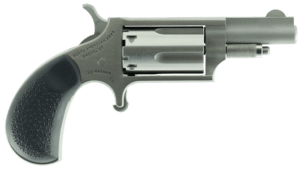 North American Arms 22MGRC Mini-Revolver 22 WMR 5rd 1.63″ Barrel Stainless Steel Barrel/Cylinder/Frame Exclusive Black Rubber Grip