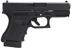 Glock PH3050201 G30S 45 ACP Double 3.77″ 10+1 Black Polymer Grip/Frame Black Slide