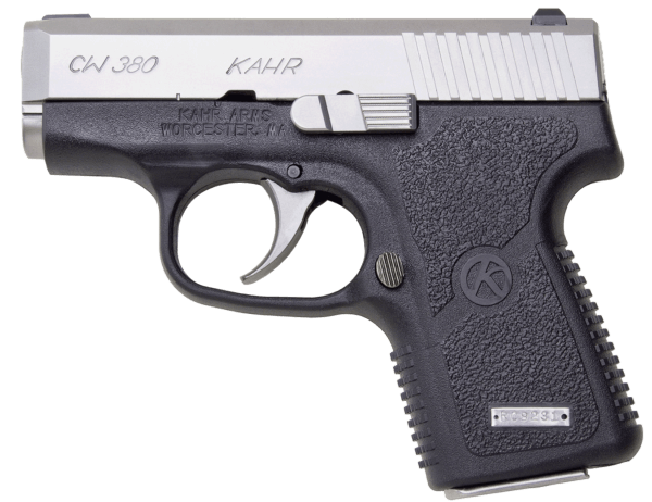 Kahr Arms CW3833 CW 380 ACP Caliber with 2.58″ Barrel 6+1 Capacity Black Finish Frame Serrated Matte Stainless Steel Slide & Textured Polymer Grip